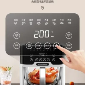 Air fryer, new small multi-functional household large-capacity visual integrated automatic electric oven, for French fries. - Image 2