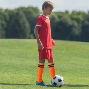 1 Pair Football Sports Socks Long Knee Cotton Spandex Kids Legging Stockings Soccer Baseball Ankle Adults Children Socks - Image 3
