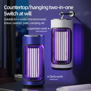 Xiaomi Electric Mosquito Killer Lamp USB Charging Portable Household Indoor Mosquito Repellent Portable 360 Degree Kill Flies - Image 2