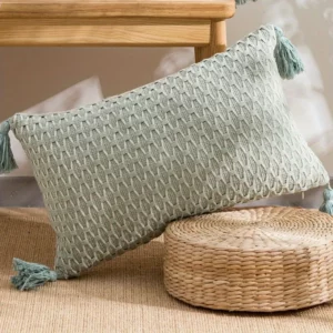 1pc Modern Minimalist Jacquard Knitting Pillow Cover for Living Room, Bedroom, Office Chair - Soft and Stylish - Image 5