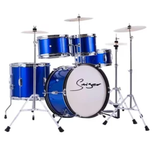 Drum Kit High Quality Musical Percussion Instrument 5 Piece 3 Cymbals Professional Kid Drum Set Ideal for Beginners, Students - Image 3