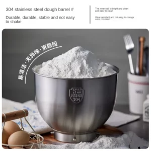 Multi-functional Food Mixer for Kitchen Baking 5L Intelligent Automatic Cream Maker Flour Stirring Cooking Machine Dough Mixer - Image 4