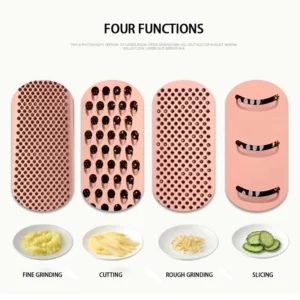 Stainless Steel Multi Functional Vegetable Cutters Grater For Carrots Potato Slicer Kitchen Tool Ginger Garlic Grinding Grater - Image 5
