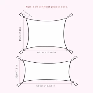 1pc Modern Minimalist Jacquard Knitting Pillow Cover for Living Room, Bedroom, Office Chair - Soft and Stylish - Image 4