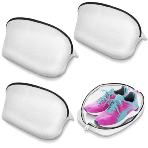 Mesh Laundry Bag Washing Machine Shoes Bag with Zips Travel Shoe Storage Bags Protective Clothes Storage Box Organizer Bags - Image 2