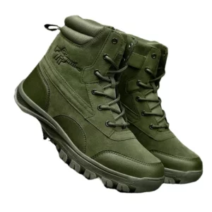 Men's Waterproof Leather Hiking Work Boots Man sneakers Non-Slip Lightweight Breathable Non-Slip Desert Boots shoes for men - Image 2