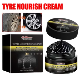 Tire Coating Paste Creative Car Tire Retreading Cleaning Cream Paste Car Maintenance Brightener Agent Shiny Polishing Tire Tools - Image 2