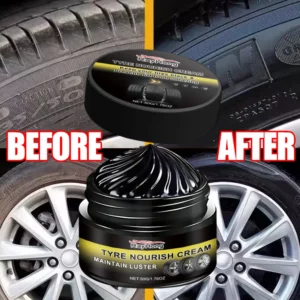 Tire Coating Paste Creative Car Tire Retreading Cleaning Cream Paste Car Maintenance Brightener Agent Shiny Polishing Tire Tools - Image 3