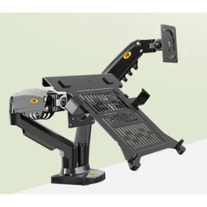 Desktop NB F160 + FP-2 Gas Spring Dual Arm for 17"-27" Monitor Holder + 10"-17" Laptop Support Air Press Mount Stand Load 2-9kg - Image 4