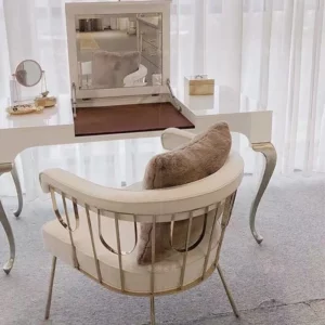 Luxury Design Living Room Chairs Nordic Balcony Dresser Ergonomic Living Room Chairs Arm Comfortable Fauteuil Salon Furniture - Image 3