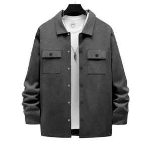 New Italy style long-sleeved pure cotton shirt men brand spring and autumn shirts for men casual comfortable shirt mens camisa - Image 4