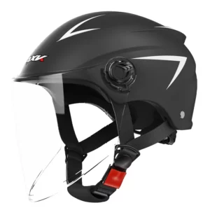Motorcycle Helmet Electric Vehicle Protection All-season Universal Riding Helmet Lightweight and Breathable Quick Buckle Helmet - Image 4