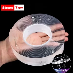 Nano Tape Super Strong Double-Sided Adhesive Tape Transparent Reusable Waterproof Tapes Heat Resistance Bathroom Home Decoration - Image 1