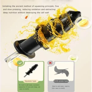 Juicer new home juicer juice residue separation fruits and vegetables celery green juice small automatic slow grinder - Image 2