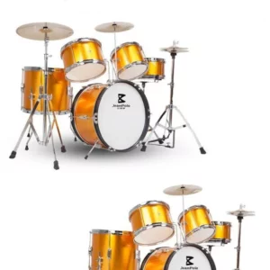 Drum Kit High Quality Musical Percussion Instrument 5 Piece 3 Cymbals Professional Kid Drum Set Ideal for Beginners, Students - Image 4