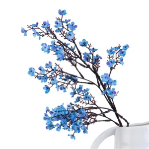 Artificial Flowers Cherry Blossoms Baby's Breath Gypsophila Fake Flowers DIY Wedding Home Vase Decoration Faux Flowers Branch - Image 4