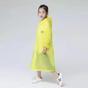 Children Rain Poncho Non-Disposable Travel Rain Gear Coat Outdoor Hiking Accessories Child Raincoat Kids Rainwear Waterproof - Image 5