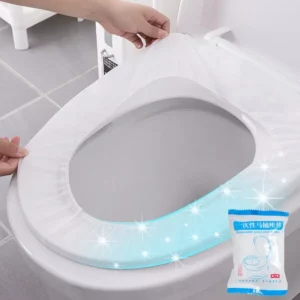 Disposable Toilet Seat Cover Sterile Portable Travel Camp Hotel Bathroom Nonwovens Isolate Lavatory Mat Carrier Ring Accessories - Image 4