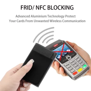 Automatic Flip Card Side Push Card Holder Sleeve Large Capacity 12 Cards Slot Metal Cards Box Men Credit Card Anti-theft Wallets - Image 4