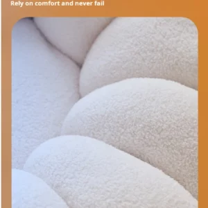 Nordic Lamb wool Single sofa relax armchair lazy sofa bubble Design waiting Makeup manicure dressing chair Living room furniture - Image 6