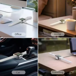 Portable Wireless Watch Charger Type C Lightning Two interfaces For Apple Watch S9 8 7 6 5 4 3 2 1 SE Ultra Series Fast Charger - Image 4