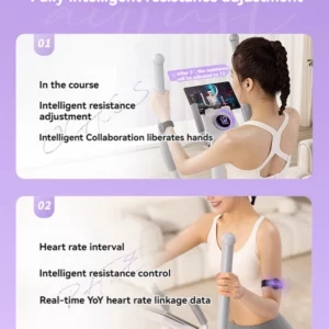 ELLIPTICAL MACHINE HOME GYM EQUIPMENT SMALL SPACEWALK SNAIL COMMERCIAL TREADMILLS MOUNTAINEERING MACHINES - Image 3