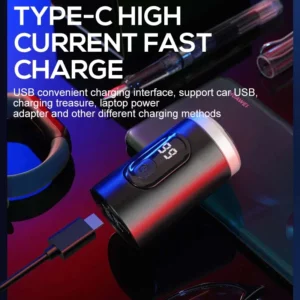Men's electric shaver is easy to disassemble and clean, and the LED power display can be carried easily and easily. - Image 5