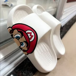 Super Mario Cartoon Animation Indoor Bath Anti-Slip Baby Parent-Child EVA Slippers Medium and Old Children Outing Sandals - Image 3