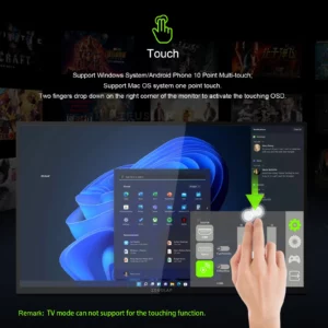 ZEUSLAP 18.5" Smart Portable Monitor Z18TV PRO with Google TV Touch Screen Display For Mini PC Laptop Phone Xbox PS4 PS5 Switch - Image 4