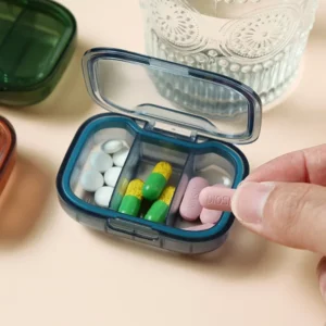 Mini Medicine Pills Box Drug Storage Box Pills Dispenser Pill Organizer Tablet Pillbox Case Container Pastillero Portable - Image 3