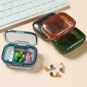 Mini Medicine Pills Box Drug Storage Box Pills Dispenser Pill Organizer Tablet Pillbox Case Container Pastillero Portable - Image 2