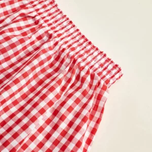 Fashion Pure Cotton Plaid Women's Shorts Casual Underwear Home Use Sexy Slim Fit Wide Leg Pants Breathable Bright Briefs Outdoor - Image 3