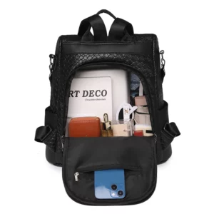 Anti Theft Women Backpacks Designer Leather Vintage Packbags Female Travel Back Pack School Bags For Teenage Girls Shoulder Bag - Image 6
