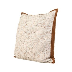 Orange Tweed Pillows Ivory Cushion Case 50x50 30x50 Luxury Decorative Pillow Cover For Sofa Chair Modern Living Room Home Decor - Image 4
