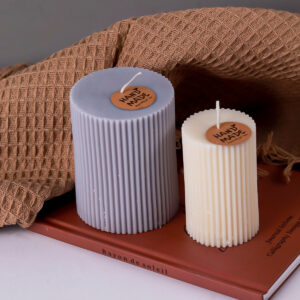 Striped Cylindrical Candle Silicone Mold Handmade Scented Candle Making Wax Mould DIY Crystal Epoxy Resin Craft Molds Home Decor - Image 6