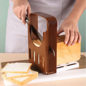 Toast Bread Slicer Stand, Foldable Plastic Cutting Tool, Sandwich Cutter Mold, Loaf Cutter Rack, Baking Tool, Kitchen Gadgets - Image 2