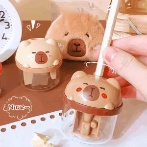 Cartoon Cute Capybara Pencil Sharpener Portable Mini Manual Pencil Sharpener Office School Supplies Student Stationery Gifts - Image 5