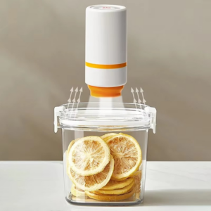 Plastic Vacuum Sealed Jar Electric Coffee Vacuum Container Kitchen Food Cereal Candy Storage Box Fresh Coffee Bean Jar - Image 3