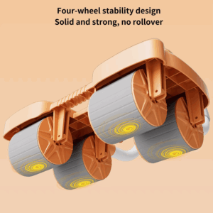 Abdominal Wheel Roller abs Workout Equipment Machine for Gym Automatic Rebound Elbow Support Fitness Sports With Phone Holder - Image 6