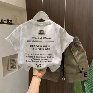 Children Boutique Summer Outfits 2025 New Boys Short Sleeve Hat Zipper T-Shirt And Pocket Shorts 2pcs Fashion Set Kid Sport Suit - Image 4
