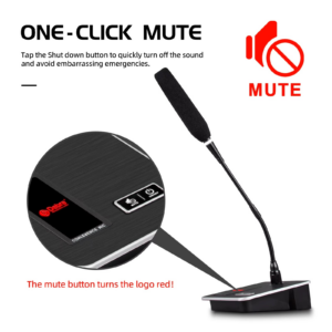 GSN10 Professional Desktop Gooseneck Microphone, Audio Microphone with XLR 5V Power Supply for Live Conference Recording, Gaming - Image 3