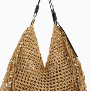 Bohemian beach bags for women luxury designer handbags purses 2025 new nylon fabric hollow tassels with inner pocket - Image 6