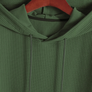 New Men's Short Sleeve Hoodie Muscle Fit Ribbed Sport Hooded T Shirts Lightweight Sweatshirt Summer Hoodies Pullover Basic Tees - Image 4