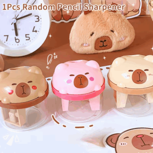 Cartoon Cute Capybara Pencil Sharpener Portable Mini Manual Pencil Sharpener Office School Supplies Student Stationery Gifts - Image 6