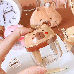 Cartoon Cute Capybara Pencil Sharpener Portable Mini Manual Pencil Sharpener Office School Supplies Student Stationery Gifts - Image 4