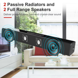 New Arrival 80W Power 2.1 CH Wireless Bluetooth Sound Blaster Speakers TV Echo Wall Home Theatre Soundbar Subwoofer with Remote - Image 6
