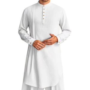 Kurtas for Men Muslim Shirt Stand Collar Long Sleeve Islamic Arab Kaftan punjabi muslim man Casual Long Shirts Men Clothing XXXL - Image 7