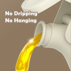 WMMO Glass Oil Dispenser Bottle 500ml Non-drip Olive Oil Dispenser Easy Clean Vinegar Drizzler, Auto Flip Oil Bottle for Kitchen - Image 3