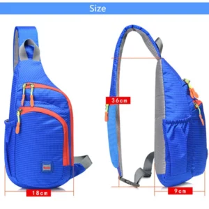 anti theft chest bag crossbody mini bag lightweight sports backpack female multifunctional travel passport bag mobile phone bag - Image 2