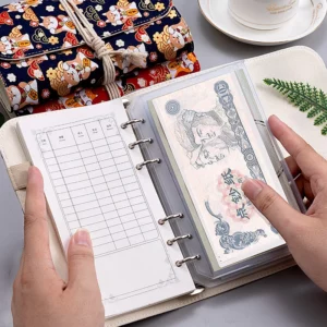 Cartoon Loose-leaf Account Book A6 Portable Detailed Hand Account Book Family Financial Cash Flow Income And Expenditure Book - Image 3